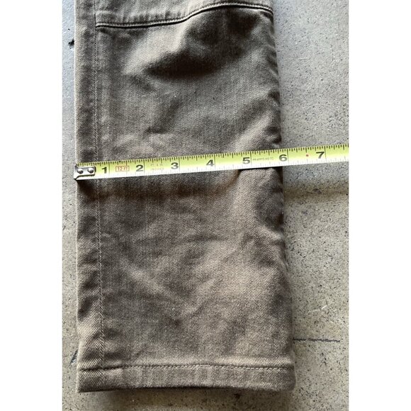 Hudson Jeans Women’s Barbara Black Size 26 Cargo Multi Pocket Brown USA Made - Picture 6 of 16